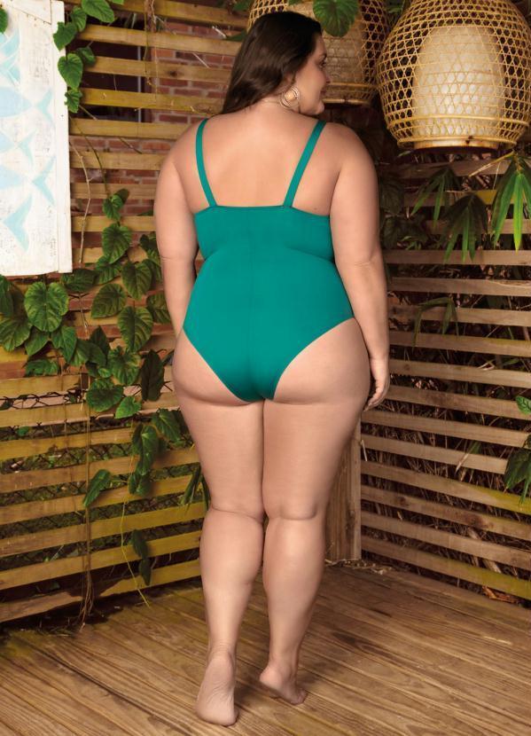 Bimini - Maiô Verde com Faixa para Amarrar na Cintura 9