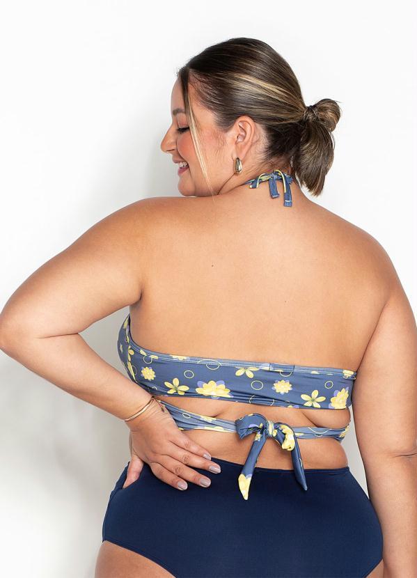 Outlet - Busto Biquíni Plus Size Margarida Transpassado 2
