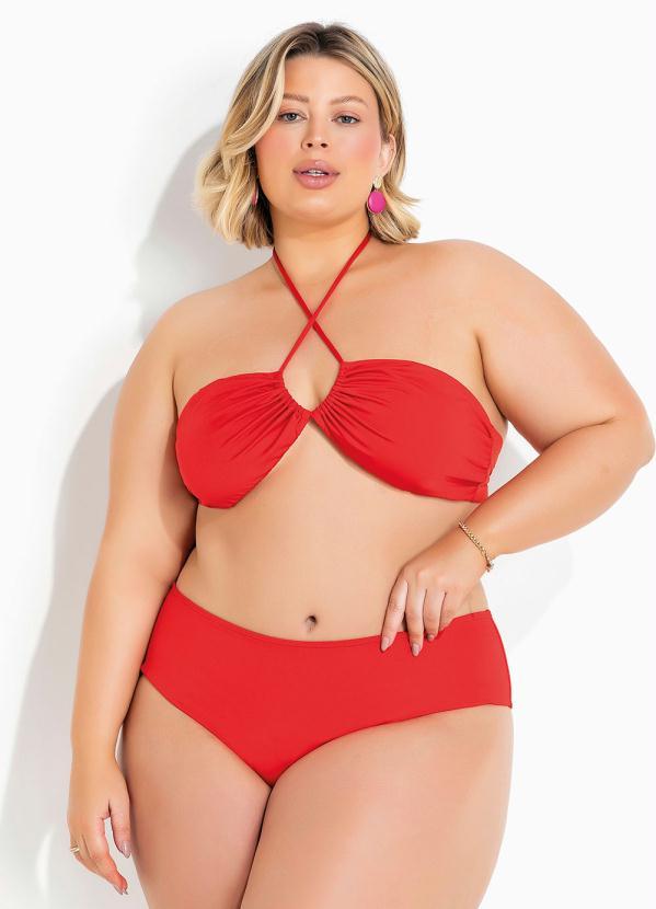 Marguerite - Busto Biquini Plus Size Vermelho 3