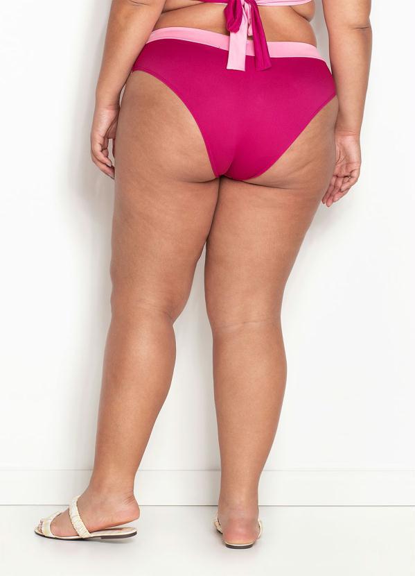 Outlet - Calcinha Biquíni Plus Size Bicolor 2
