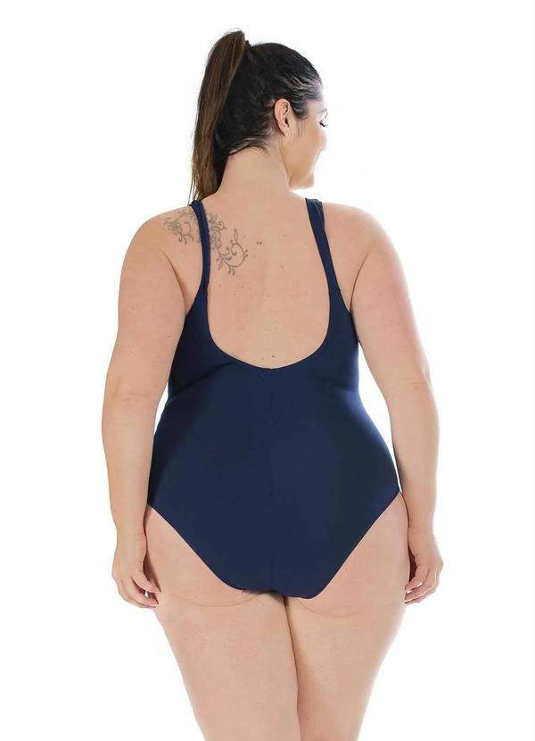 Sale Brands - Maiô Hidroginástica Plus Size Azul 2