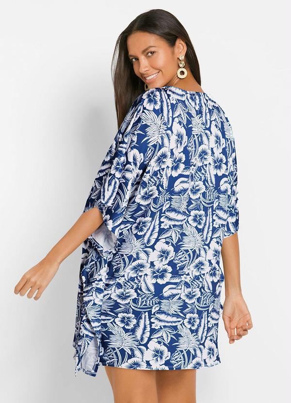 bonprix - Saída de Praia Folhagem Azul Soltinha 2