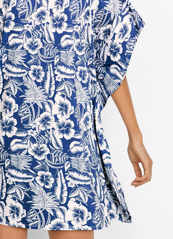 bonprix - Saída de Praia Folhagem Azul Soltinha 5