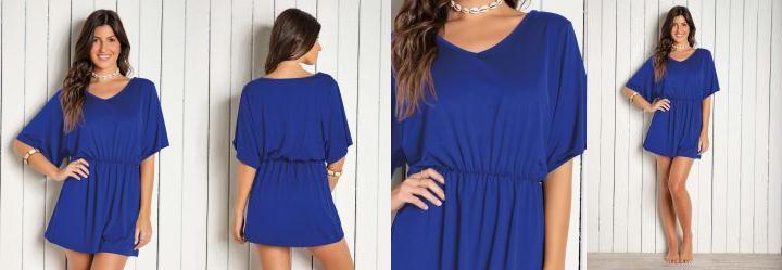 Sada de Praia Lika Azul Royal