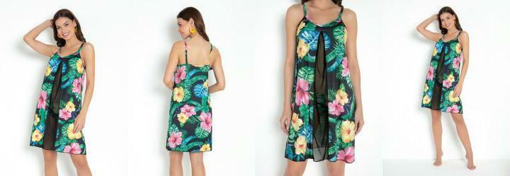 Sada de Praia Tropicana com Recorte