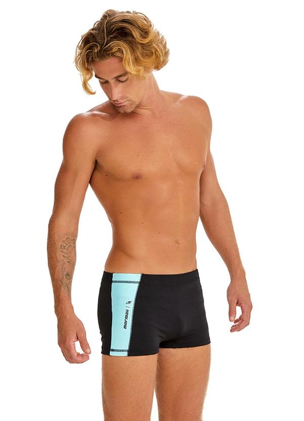 Mormaii - Sunga Adulto Boxer com Recortes Preto