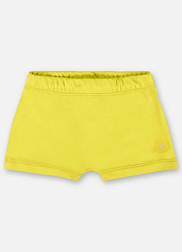 Up Baby - Sunga Boxer Infantil com Fps+50 Amarelo