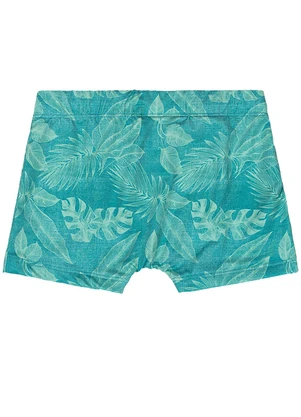 Quimby - Sunga Boxer Infantil Estampada Verde - QUIMBY