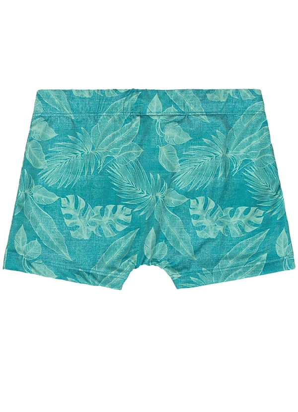 Quimby - Sunga Boxer Infantil Estampada Verde 2
