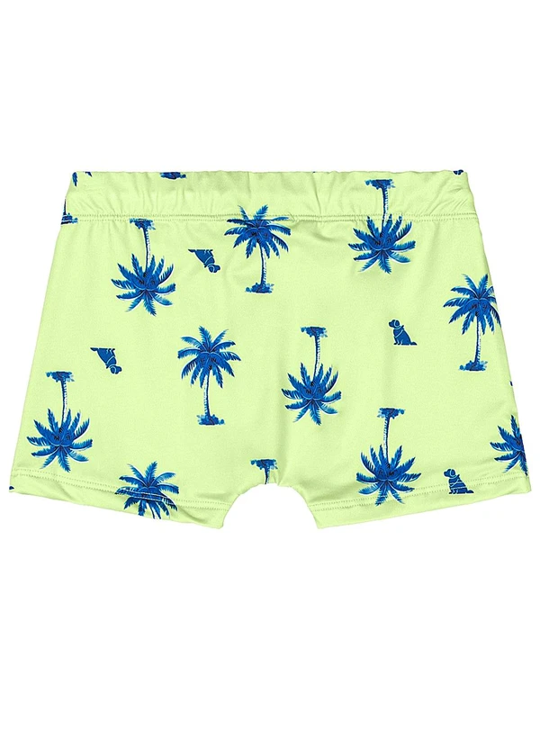 Quimby - Sunga Boxer Infantil Estampada Quimby Verde 2