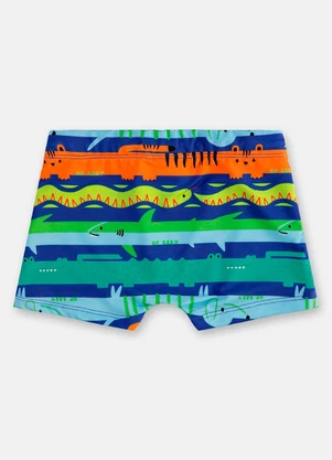 Sunga Boxer Infantil Fps+50 com Forro Up Baby Azul - UP BABY