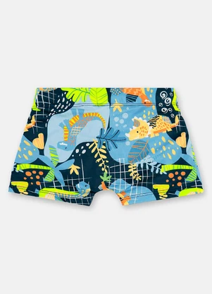 Sunga Boxer Infantil Fps+50 com Forro Up Baby Azul - UP BABY