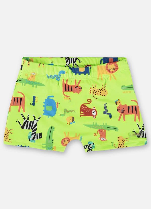 Up Baby - Sunga Boxer Infantil Proteção Fps+50 Bege
