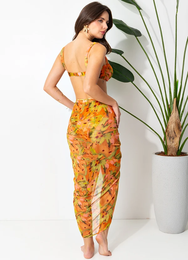 Água de Coco - Biquini Sutia  Laranja 4