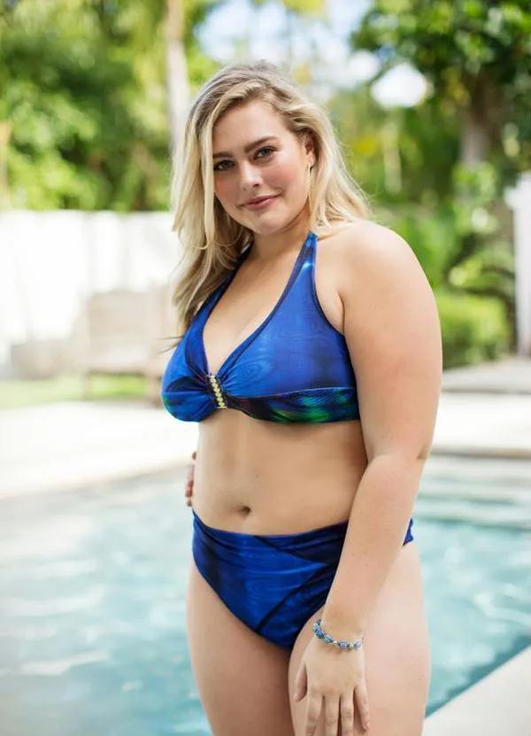 bonprix - Biquíni Top Estampa Abstrata Azul 5