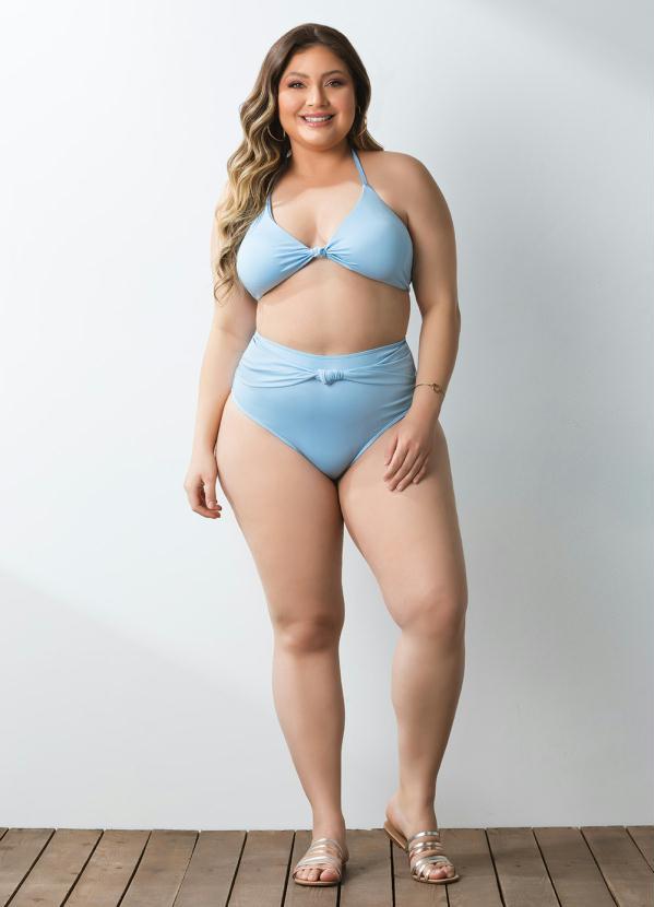 Quintess - Busto Biquíni Azul com Nó na Frente 7