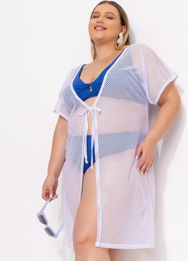 Marguerite - Busto Biquíni Azul em Malha Canelada Texturizada 12