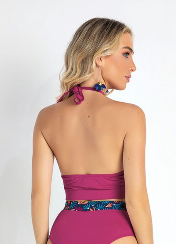 Outlet - Busto Biquíni Pink com Recorte Vazado 4