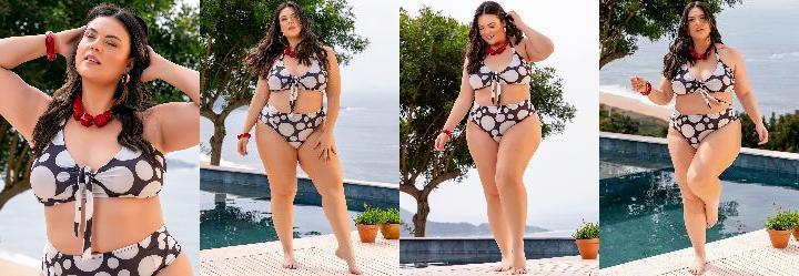 Busto Biquni Po Preto em Poliflex