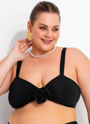 Marguerite - Busto Biquíni Preto em Poliflex - MARGUERITE