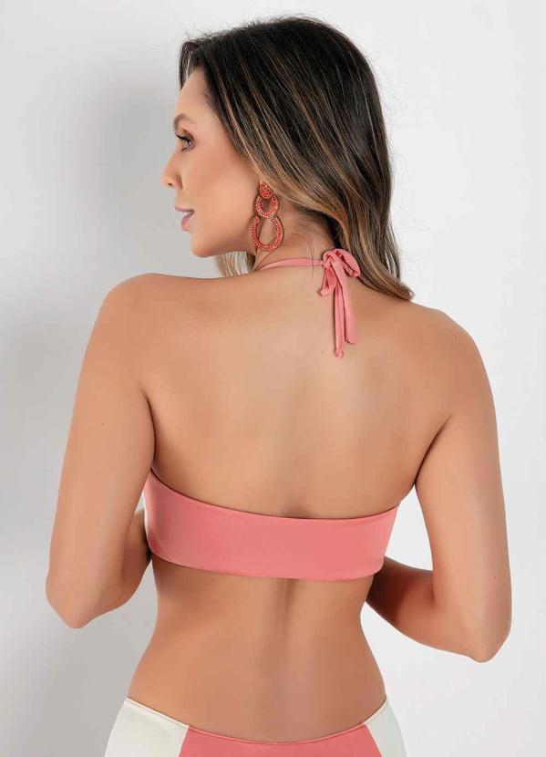 Outlet - Busto Biquíni Salmão com Recorte 4