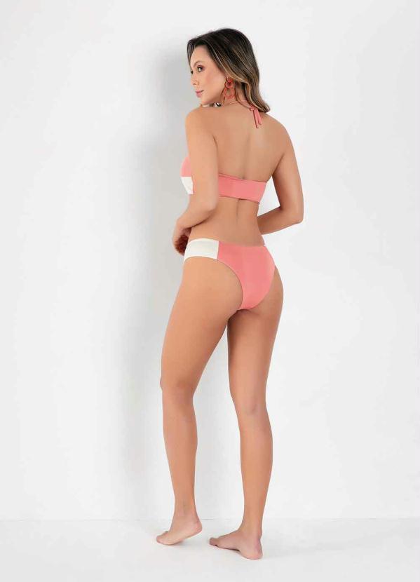 Outlet - Busto Biquíni Salmão com Recorte 2