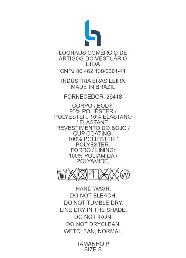 Outlet - Busto Biquíni Vermelho com Babado nas Alças 10