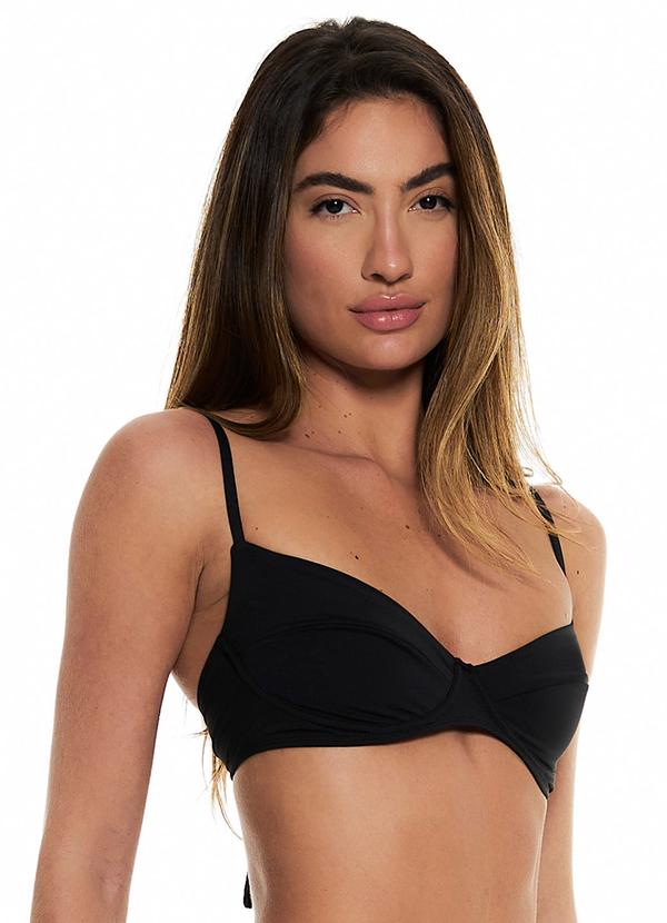 Mormaii - Top Alça Dupla Personalizado Preto