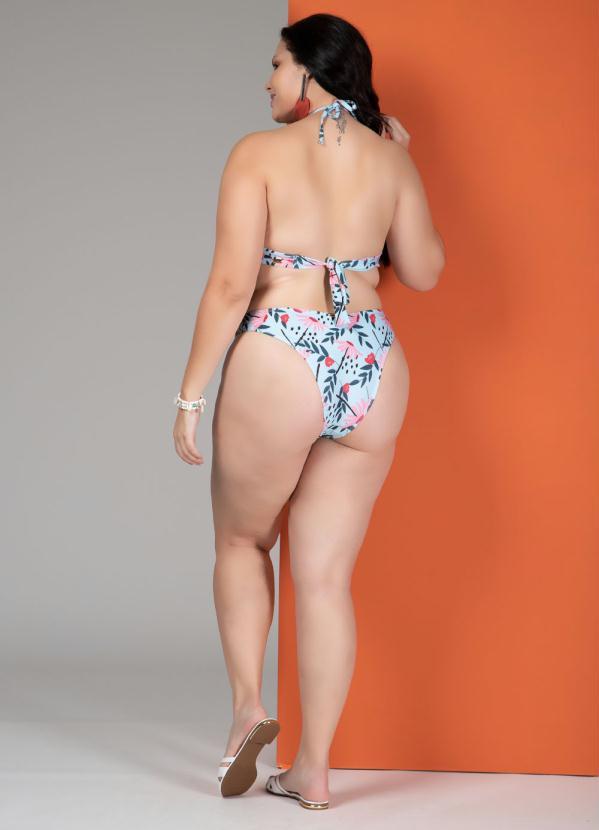 Quintess - Top Biquíni Floral com Argola no Centro 8