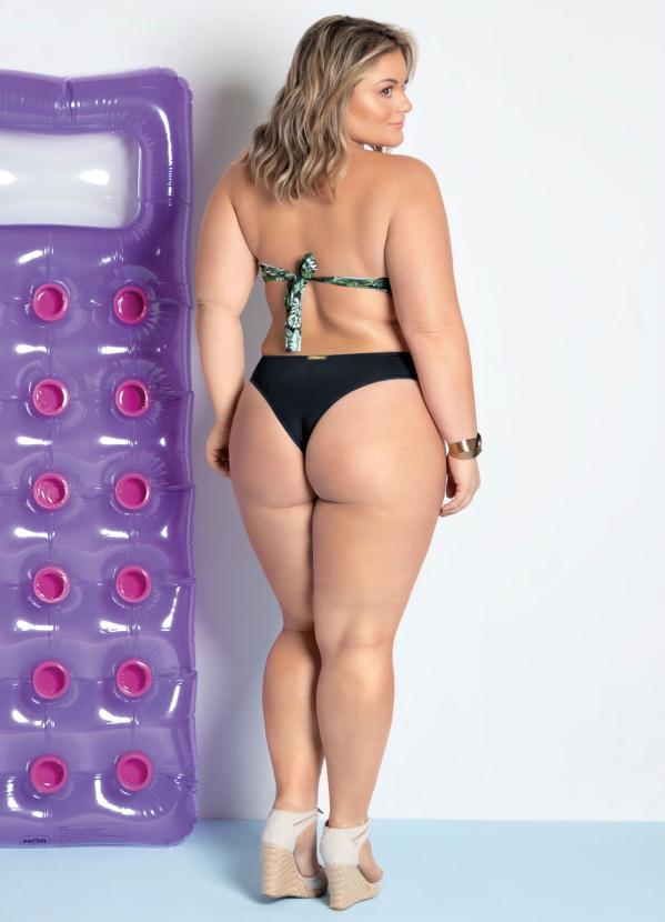 Outlet - Top Biquíni Folhagem Plus Size sem Bojo 4