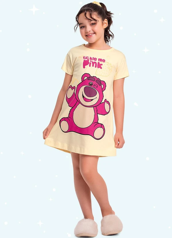 Fakini Kids - Camisola de Pijama Lotso Amarelo