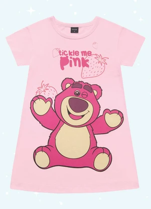 Fakini Kids - Camisola de Pijama Lotso Rosa - FAKINI KIDS
