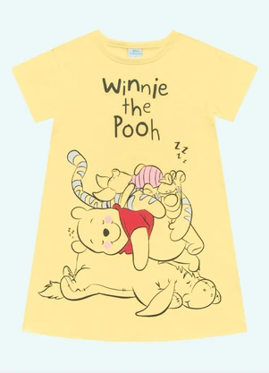 Fakini Kids - Camisola de Pijama Winnie The Pooh Amarelo - FAKINI KIDS