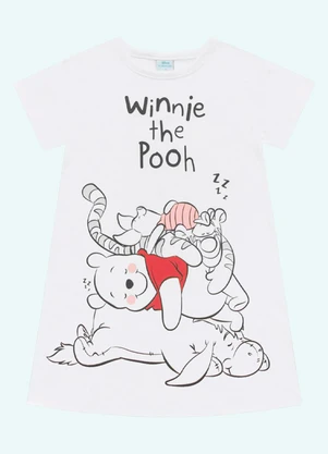 Fakini Kids - Camisola de Pijama Winnie The Pooh Branco - FAKINI KIDS