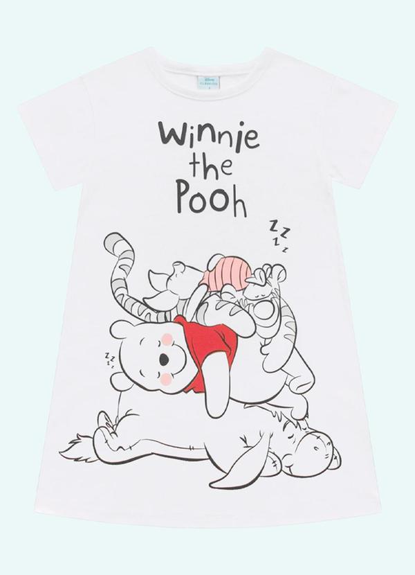 Fakini Kids - Camisola de Pijama Winnie The Pooh Branco