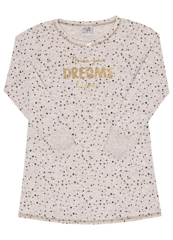 Pulla Bulla - Camisola Meia Malha Feminina Cinza