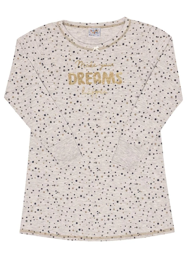 Pulla Bulla - Camisola Meia Malha Feminina Cinza