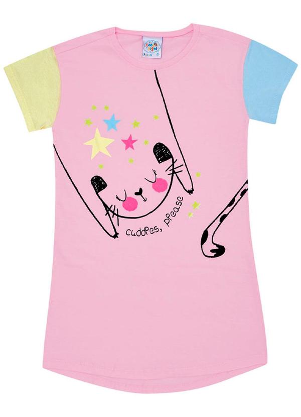 Pulla Bulla - Camisola Meia Malha Feminina Rosa