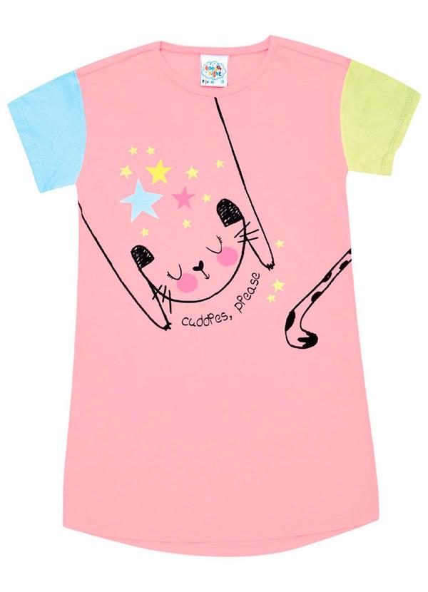 Pulla Bulla - Camisola Meia Malha Feminina Rosa