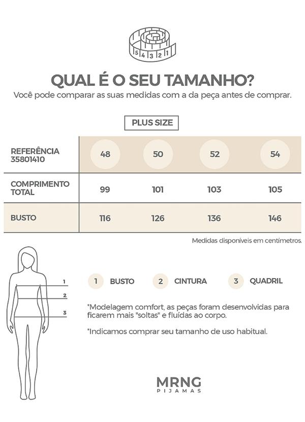 Merengue - Camisola Plus Size Manga Longa - Decote V Azul 5