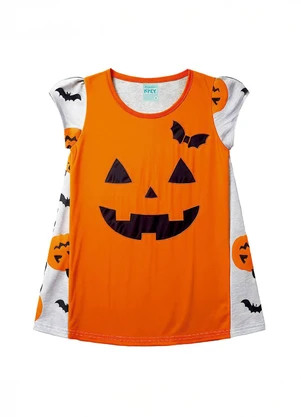 Kyly - Pijama Infantil Menina Halloween Laranja - KYLY