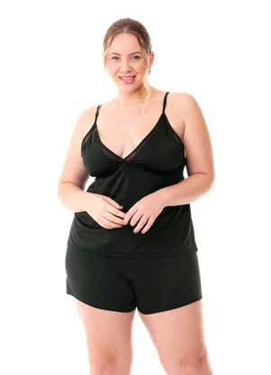 Zee Rucci - Babydoll com Transparência Preto - ZEE RUCCI