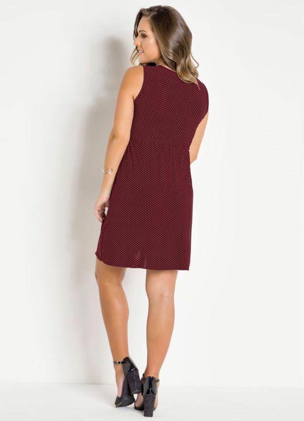 Alma Dolce - Camisola Amamentação Bordô com Abertura em Botão 5