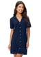 Zee Rucci - Camisola Americana Feminina Manga Curta Azul - variação: Azul