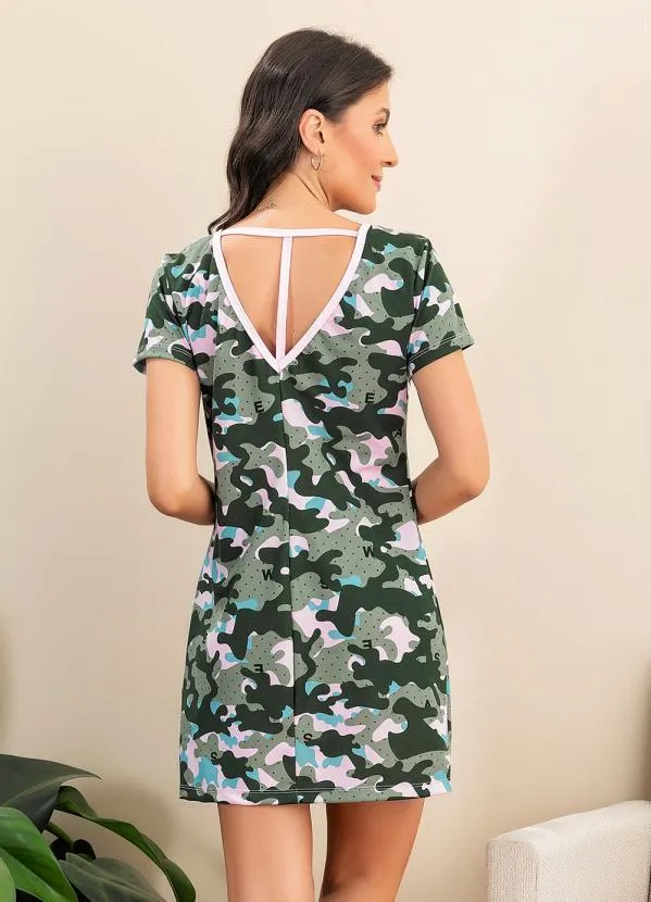 Alma Dolce - Camisola Camuflado em Malha 2