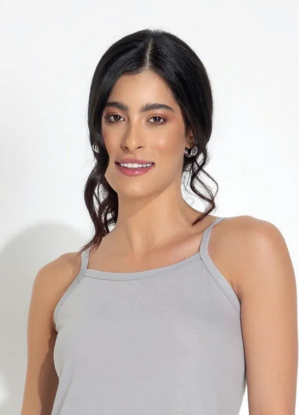 Alma Dolce - Camisola Cinza de Alcinha 3