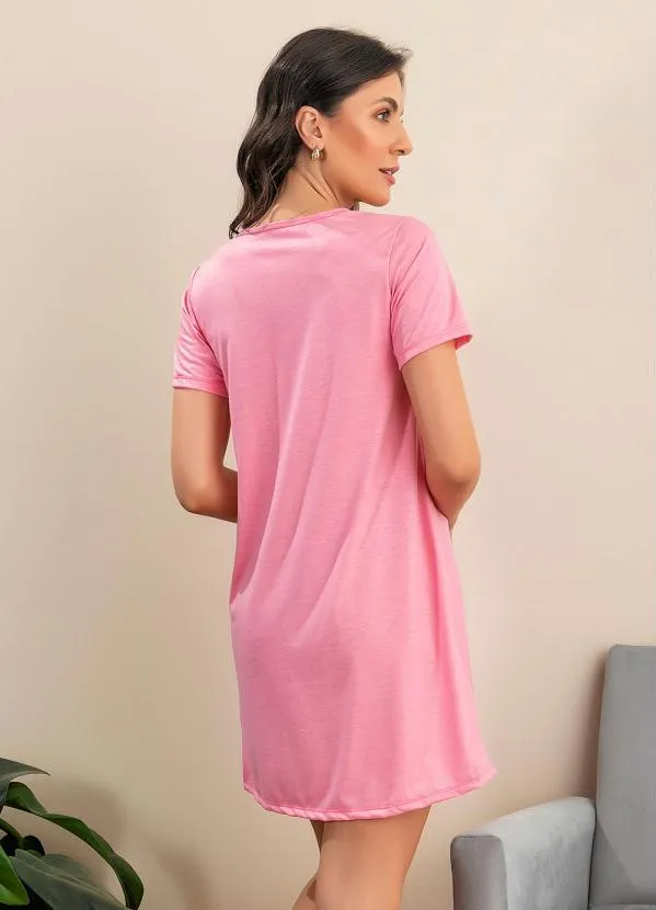 Alma Dolce - Camisola com Estampa Rosa 2