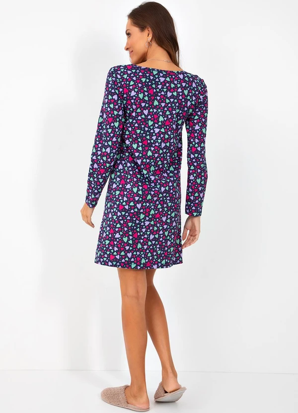 Alma Dolce - Camisola Corações Coloridos em Malha de Algodão 3