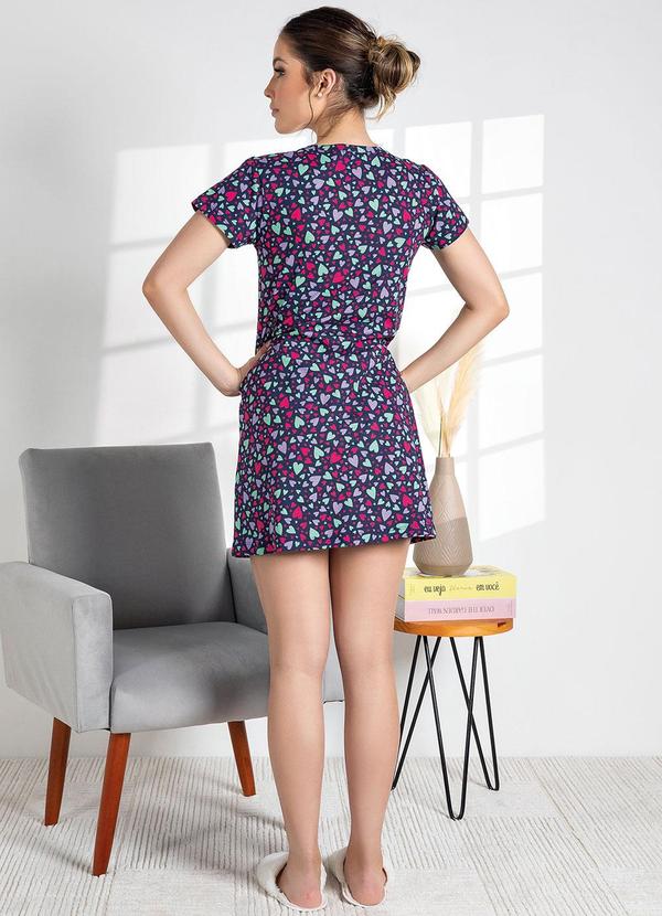 Luma Homewear - Camisola Corações Coloridos em Malha de Algodão 4