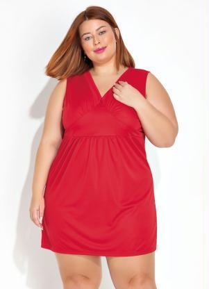 Camisola Decote V (Vermelho)